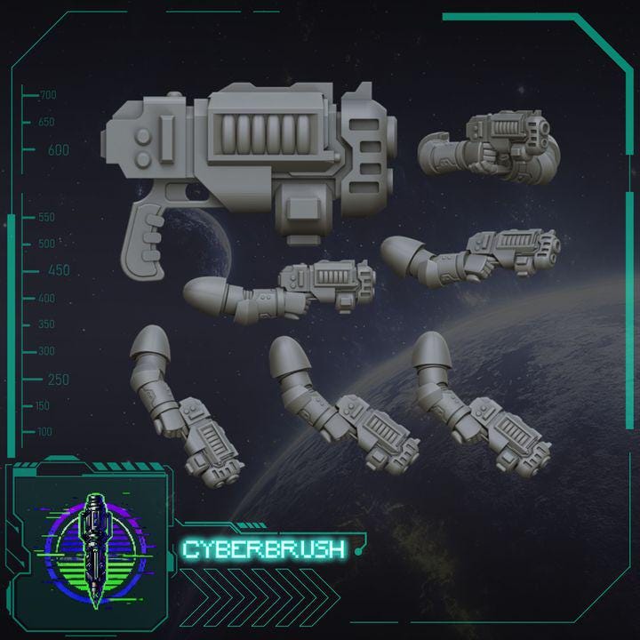 Plasma Pistol kit - Bits - Cyberbrush