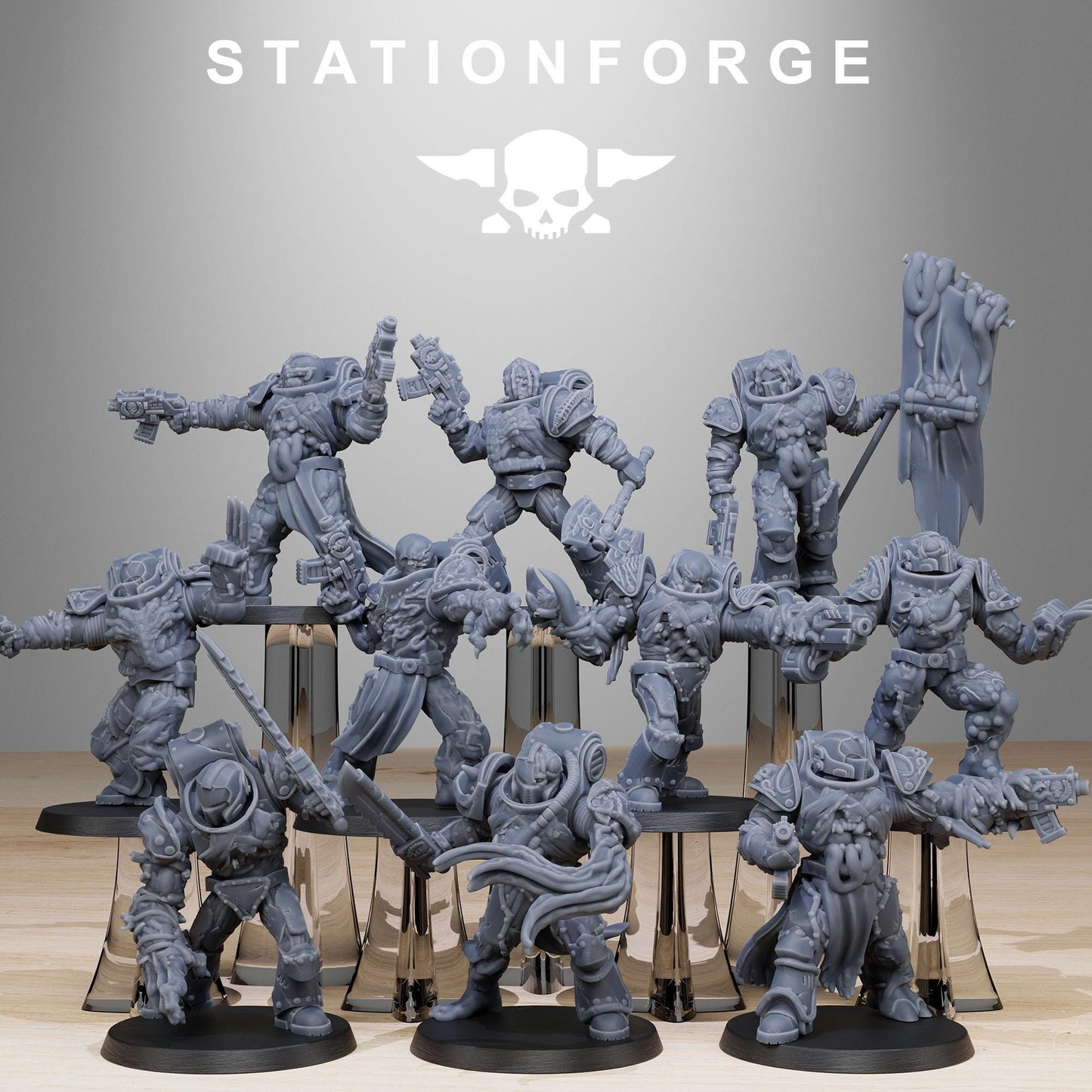 Corrupted Socratis Infantry - StationForge - 28mm