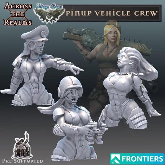 Pinup Vehicle Crew - Across the Realms 32mm