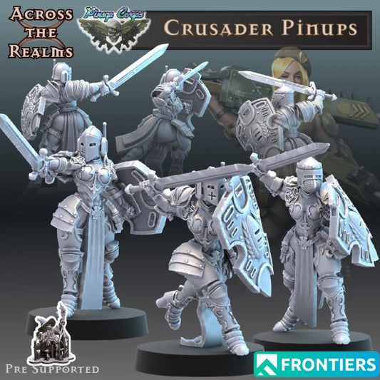 Crusader Pinups - Across the Realms 32mm