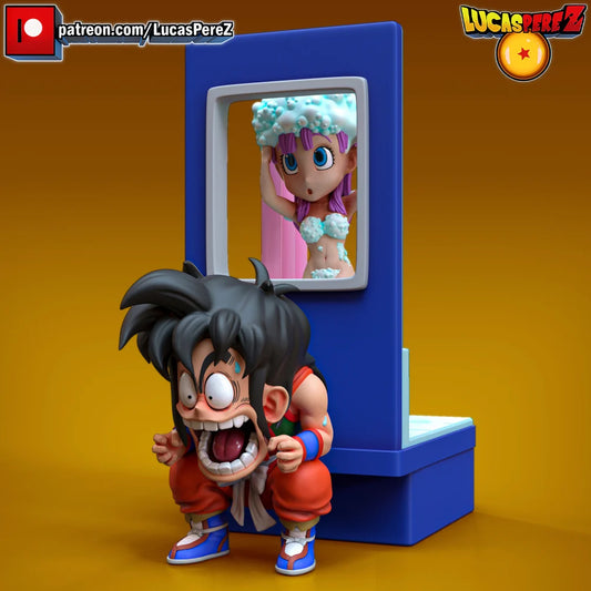 Yamcha and Bulma Chibi - Lucas Perez Studio