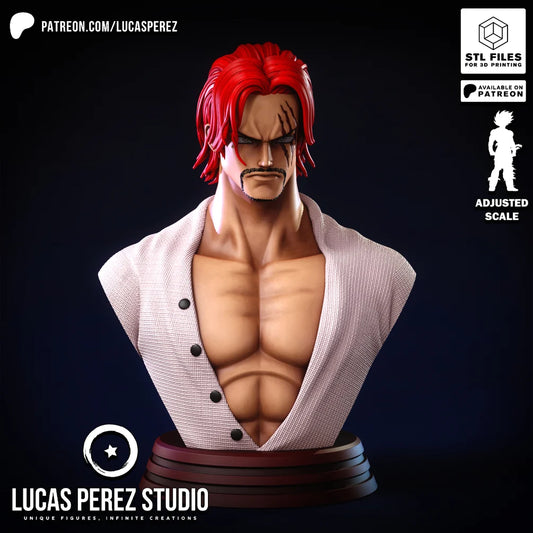 Shanks Bust - Lucas Perez Studio