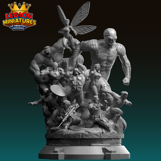 Avengers Diorama- Legion Miniatures