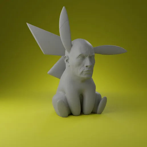 Pikachu The Rock V2 - MPPrints