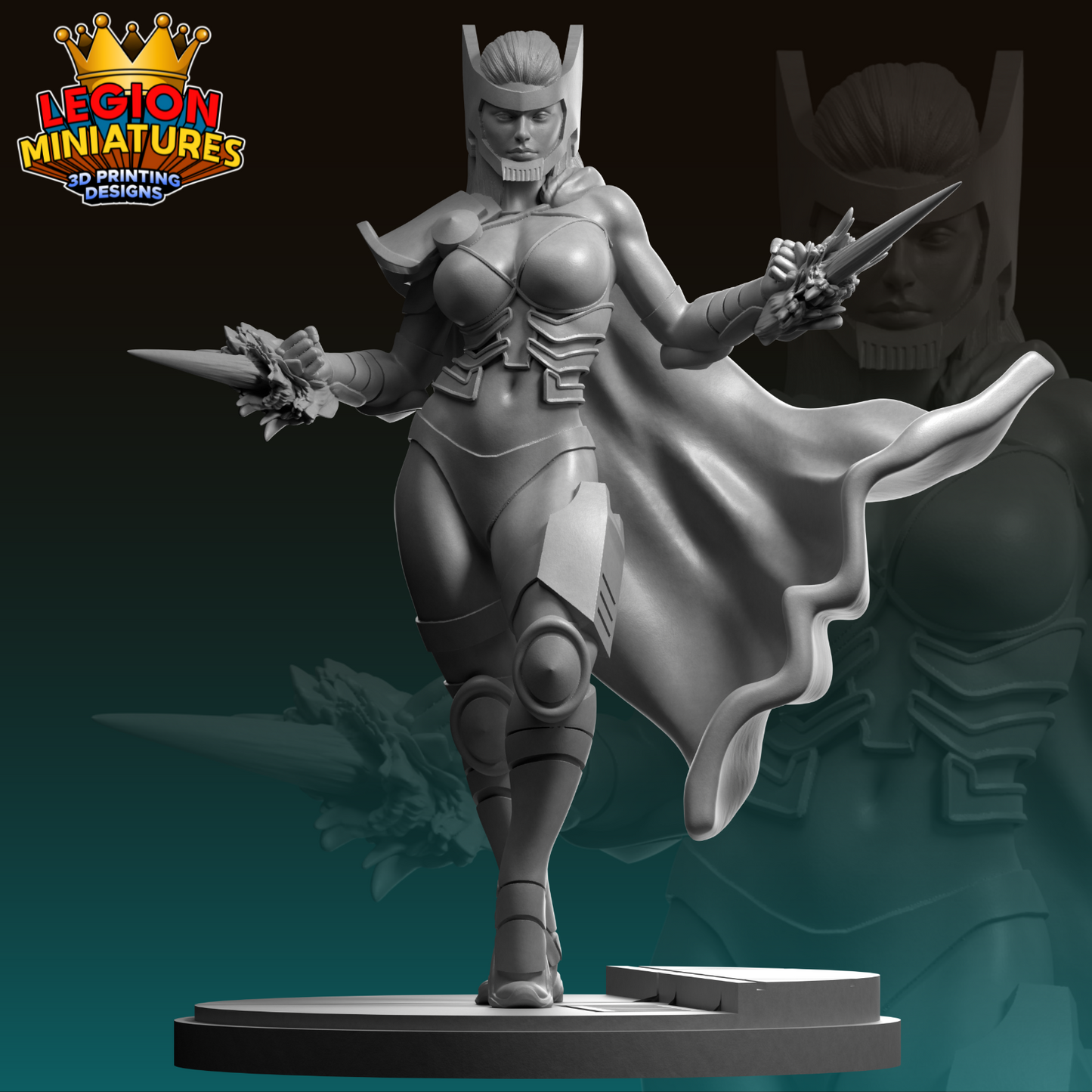 Psylocke Horseman - Legion Miniatures