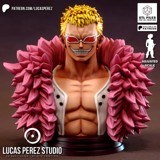 Doflamingo Bust - Lucas Perez Studio