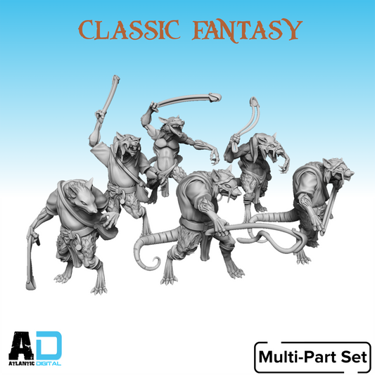 Ratmen Slingers  - Classic Fantasy - Wargames Atlantic