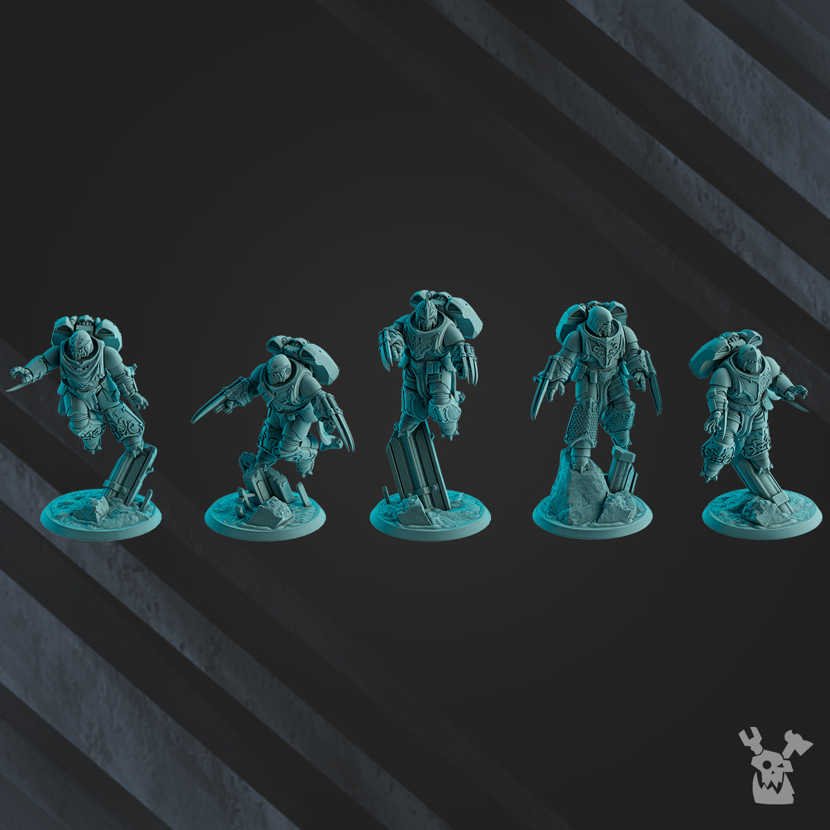 Scylla Legion Assault Brothers squad - Dakkadakka