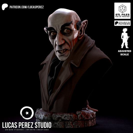 Nosferatu Bust - Lucas Perez Studio