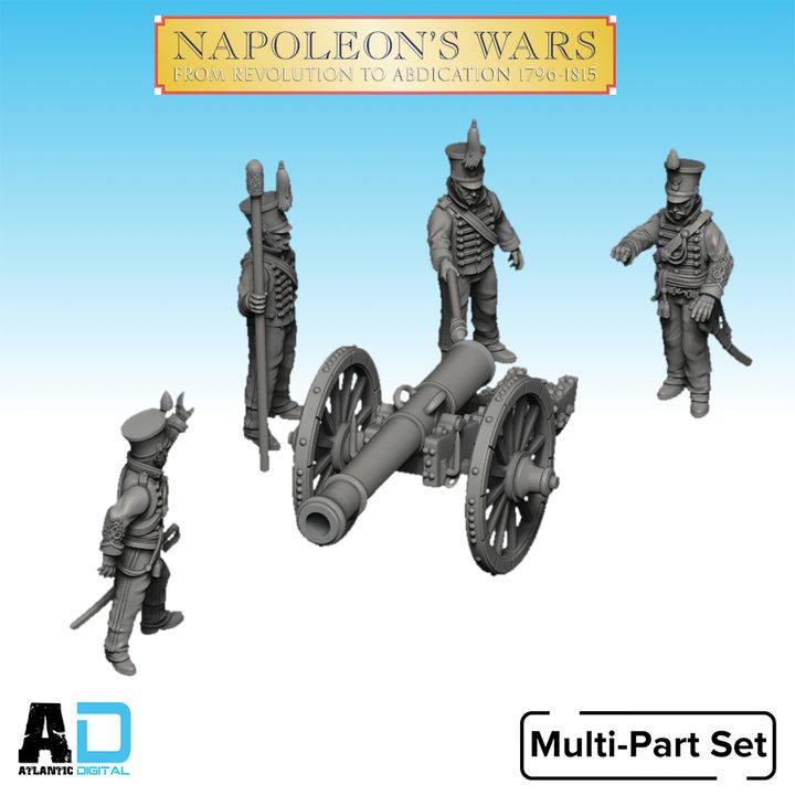 Black Brunswicker Foot Artillery - Napoleon's Wars - Wargames Atlantic