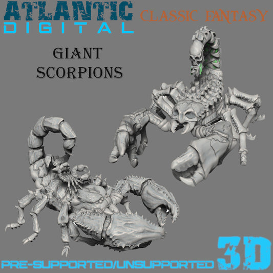 Giant Scorpions
 - Classic Fantasy  - Wargames Atlantic