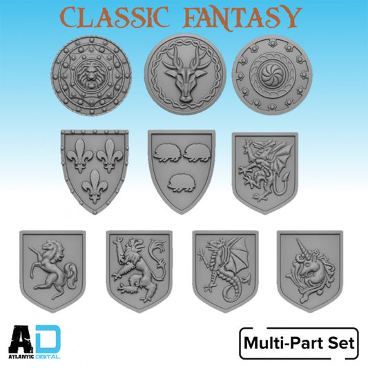 Heraldric Shields
  - Classic Fantasy  - Wargames Atlantic