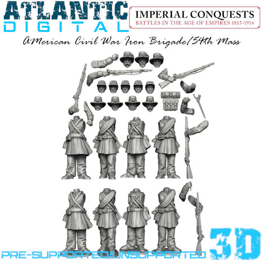 American Civil War Iron Brigade/ 54th Mass  - Imperial Conquests - Wargames Atlantic