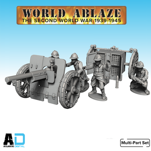 French 75mm Field Gun
 - World Ablaze - Wargames Atlantic