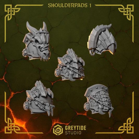 Shoulderpads 1 AW - Bits - GreyTide Studio