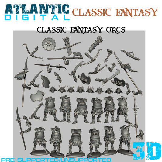 Classic Fantasy Orcs - Classic Fantasy - Wargames Atlantic