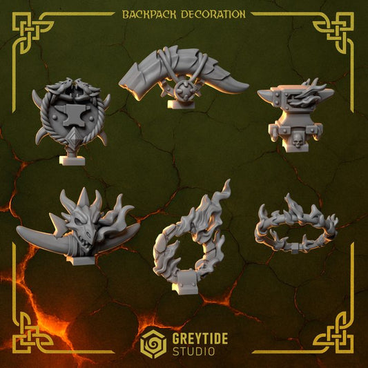 Backpack decoration AW - Bits - GreyTide Studio