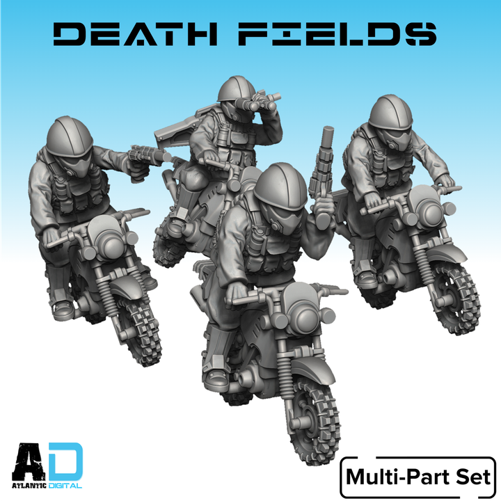 Rebel Yell Bikers - Death Fields  - Wargames Atlantic