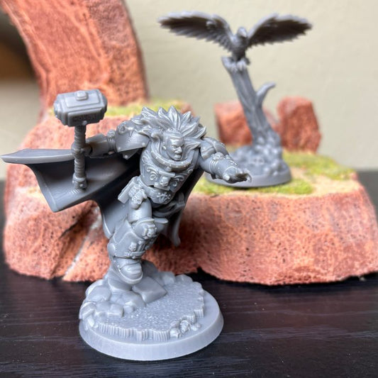 Inquisitor Cortez in Heavy Armor (presupported) - Insuisitor Vortez - Dmg miniatures