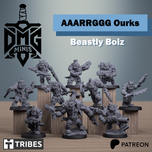AAARRGGG Ourks CAP Kit  - Aaarrggg Ourks - Dmg miniatures