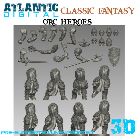Orc Heroes
 - Classic Fantasy - Wargames Atlantic