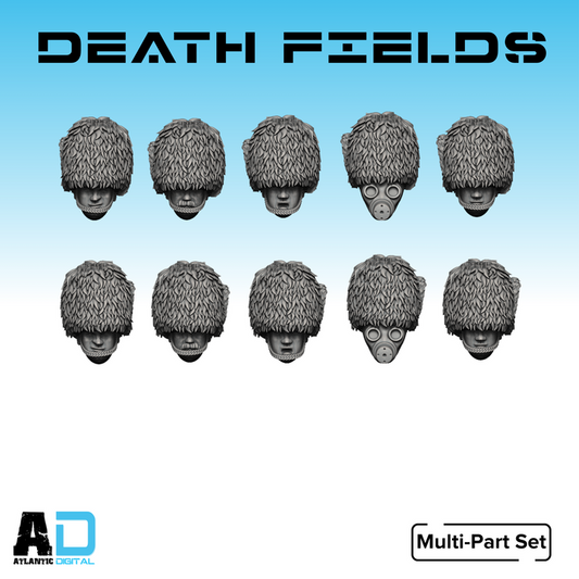 Bulldogs Bearskins head pack
 - Death Fields   - Wargames Atlantic