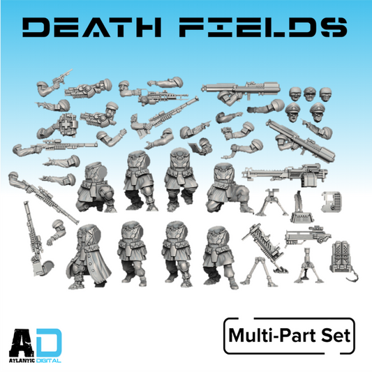 Raumjager Heavy Weapons Team
  - Death Fields - Wargames Atlantic