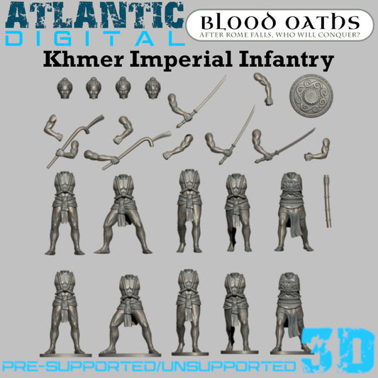 Khmer Imperial Infantry  - Blood Oaths - Wargames Atlantic
