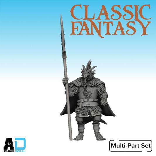 Dragon-blood Captain- Classic Fantasy - Wargames Atlantic