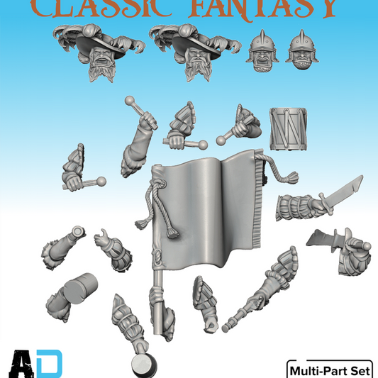 Landsknecht Ogre Command Upgrade set
 - Classic Fantasy    - Wargames Atlantic