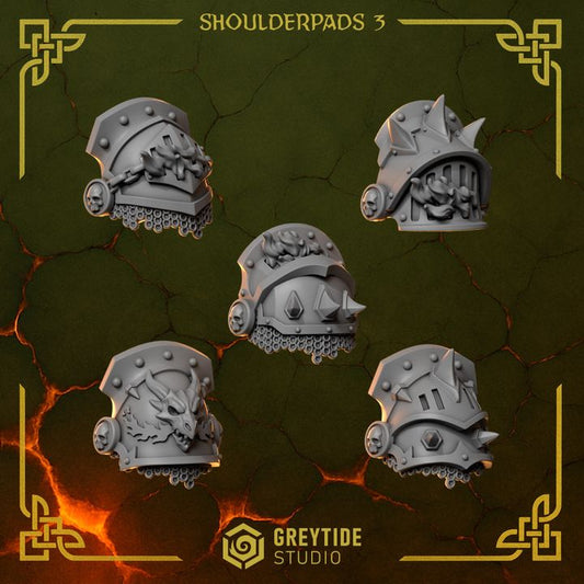 Shoulderpads 3 AW - Bits - GreyTide Studio