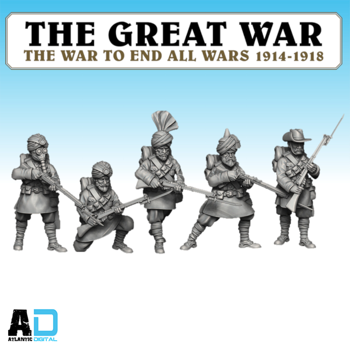 British Indian Troops - The Great War - Wargames Atlantic