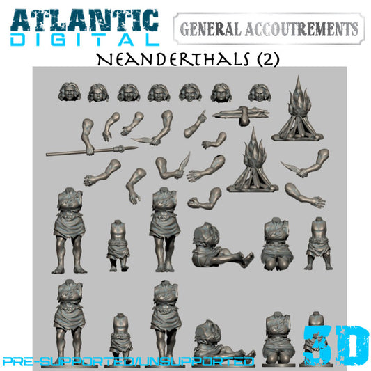 Neanderthals (2): Women and Children
 - General Accoutrement - Wargames Atlantic