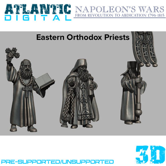 Eastern Orthodox Priests - Napleon's Wars  - Wargames Atlantic