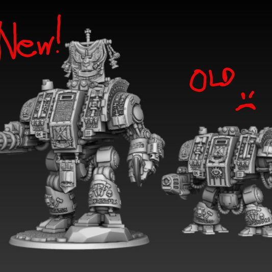 Silver Wardens Box Walking Robot of Death (presupported) - Silver Wardens - Dmg miniatures
