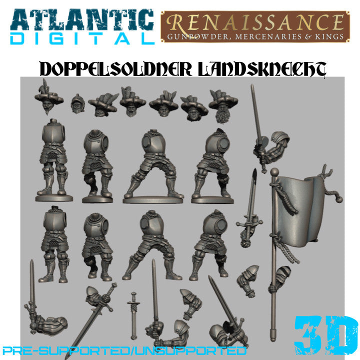 Doppelsoldner Landsknecht
- renaissance - Wargames Atlantic
