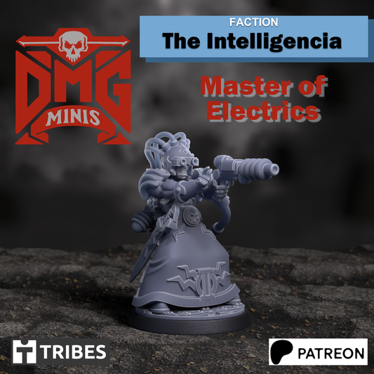 The Intelligencia Master of Electrics 
- The Intelllgencia - Dmg miniatures