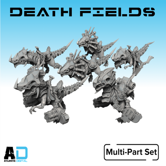 Techno Raptors  - Death Fields  - Wargames Atlantic
