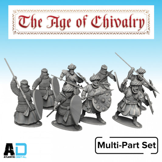 Andalusian Spearmen  - The Age Of Chivalry - Wargames Atlantic