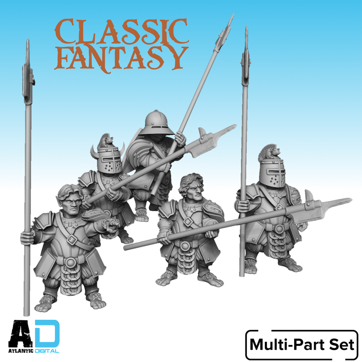 Armored Halfling Halberdiers
 - Classic Fantasy - Wargames Atlantic