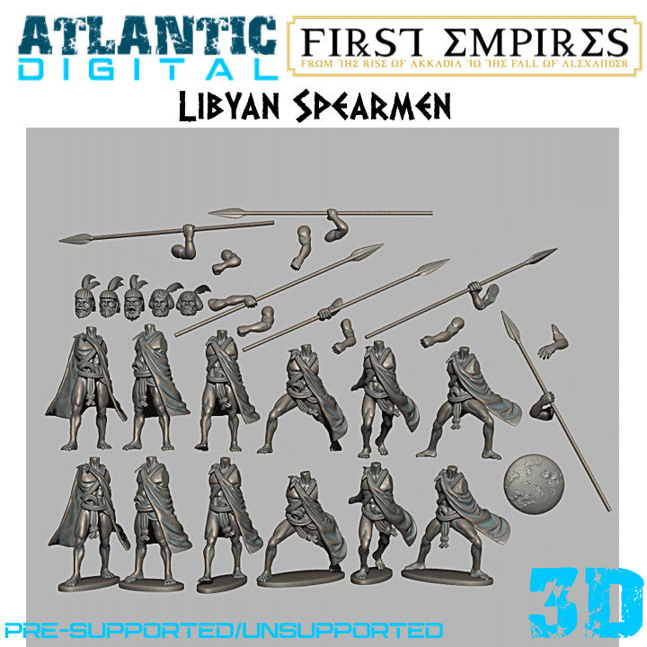 Libyan Spearmen 
 - First Empires - Wargames Atlantic
