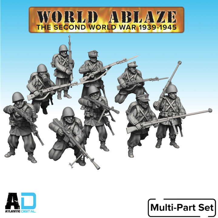 Polish infantry (Invasion of Poland - World Ablaze - Wargames Atlantic
