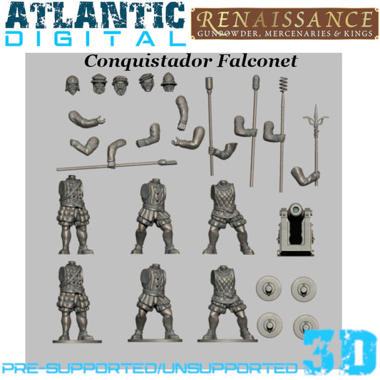 Conquistador Falconet with Crew
 - Renaissance - Wargames Atlantic