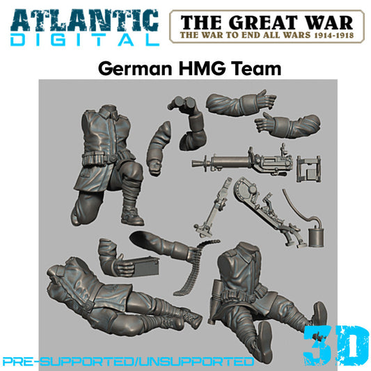 German HMG Team  - The Great War - Wargames Atlantic