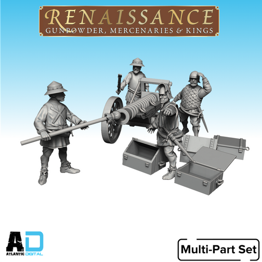 Burgundian Serpentine Cannon - Renaissance - Wargames Atlantic