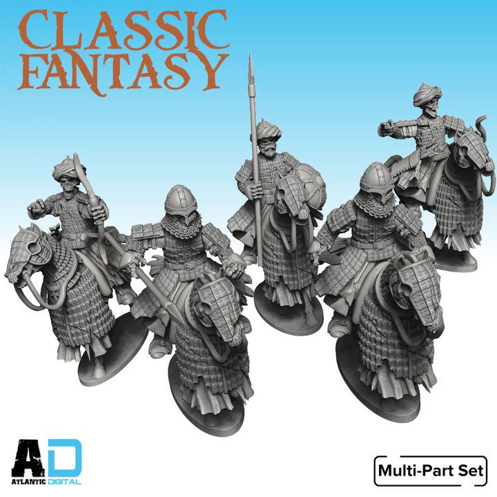 Skeletal Khurasani Cavalry - Classic Fantasy  - Wargames Atlantic