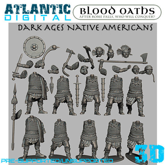 Dark Ages Native Americans - Blood Oaths  - Wargames Atlantic
