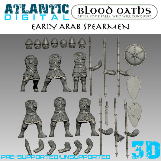 Early Arab Spearmen  - Blood Oaths - Wargames Atlantic