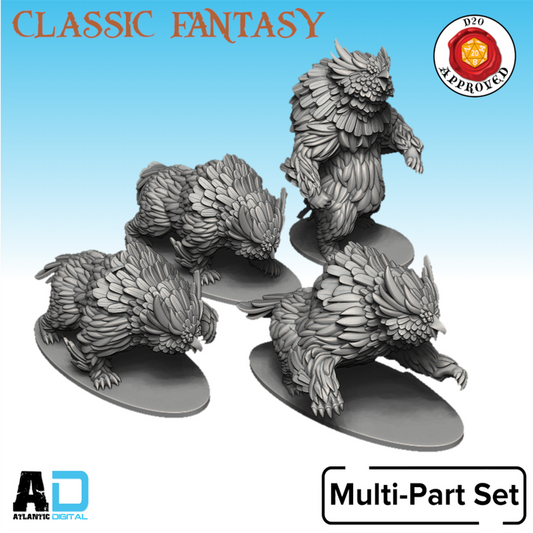 Owlbear: Eurasian Scops Owl
  - Classic Fantasy - Wargames Atlantic