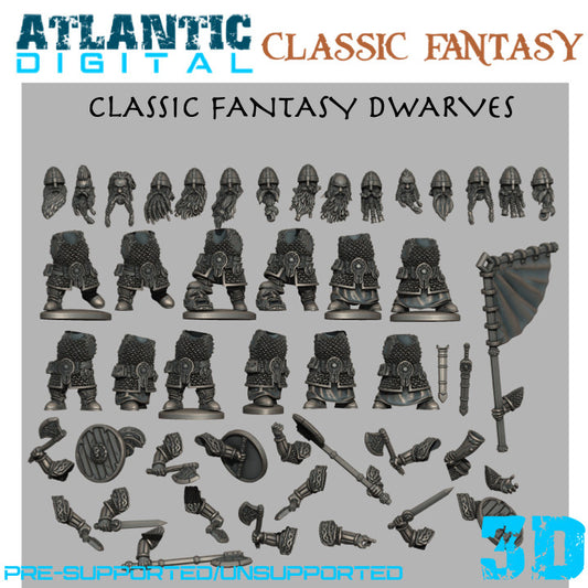 Classic Fantasy Dwarves  - Classic Fantasy - Wargames Atlantic